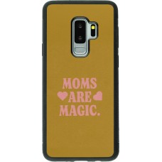 Samsung Galaxy S9+ Case Hülle - Silikon schwarz Mom 2026 Are Magic