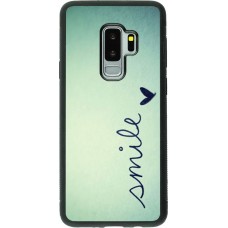 Coque Samsung Galaxy S9+ - Silicone rigide noir Smile