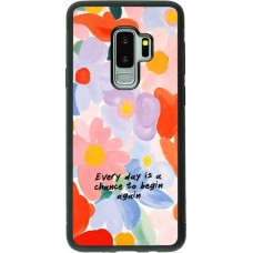 Coque Samsung Galaxy S9+ - Silicone rigide noir Every day is a chance 2026