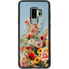 Coque Samsung Galaxy S9+ - Silicone rigide noir Spring flowers 2026