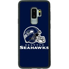 Coque Samsung Galaxy S9+ - Silicone rigide noir Super Bowl 26 Seattle 3