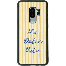 Coque Samsung Galaxy S9+ - Silicone rigide noir The good life 2026