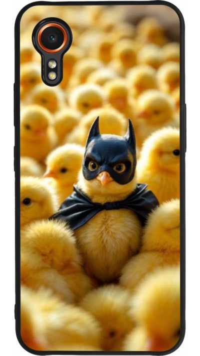 Samsung Galaxy XCover 7 Case Hülle - Silikon schwarz Easter 2026 Chicken Batman