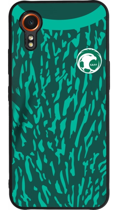 Samsung Galaxy XCover 7 Case Hülle - Silikon schwarz Saudi-Arabien 2022 personalisierbares Fussballtrikot