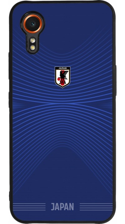 Samsung Galaxy XCover 7 Case Hülle - Silikon schwarz Japan 2022 personalisierbares Fussballtrikot