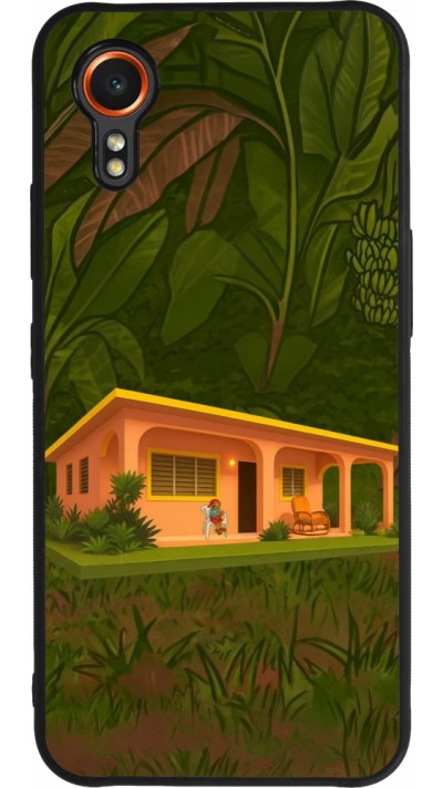 Samsung Galaxy XCover 7 Case Hülle - Silikon schwarz Benitos house DTMF