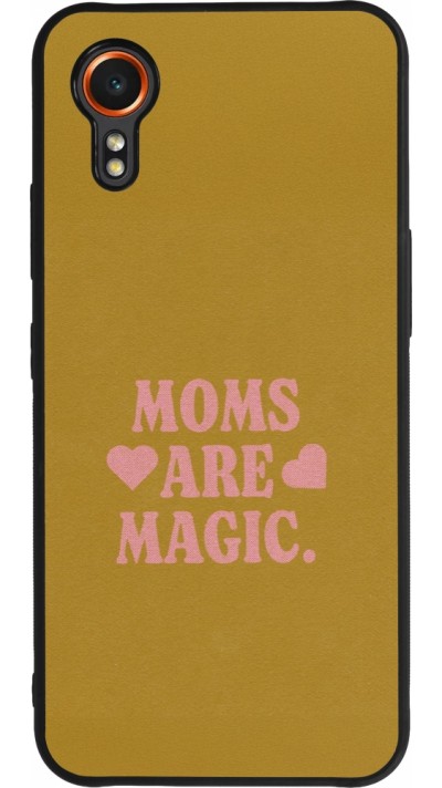 Samsung Galaxy XCover 7 Case Hülle - Silikon schwarz Mom 2026 Are Magic