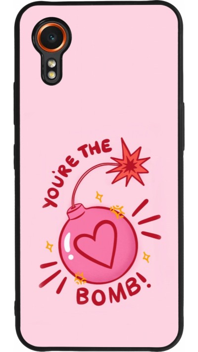 Samsung Galaxy XCover 7 Case Hülle - Silikon schwarz Saint Valentines Day 26 You are the bomb