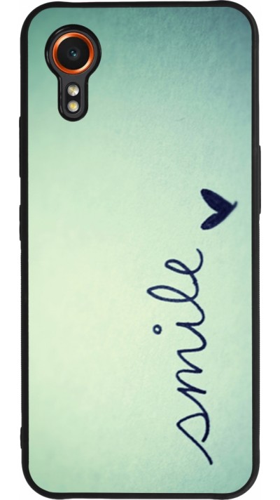 Samsung Galaxy XCover 7 Case Hülle - Silikon schwarz Smile