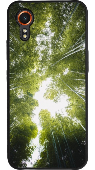Samsung Galaxy XCover 7 Case Hülle - Silikon schwarz Spring 23 forest blue sky