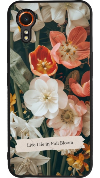 Samsung Galaxy XCover 7 Case Hülle - Silikon schwarz Full Bloom Spring 2026