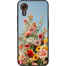 Coque Samsung Galaxy XCover 7 - Silicone rigide noir Spring flowers Spring 2026