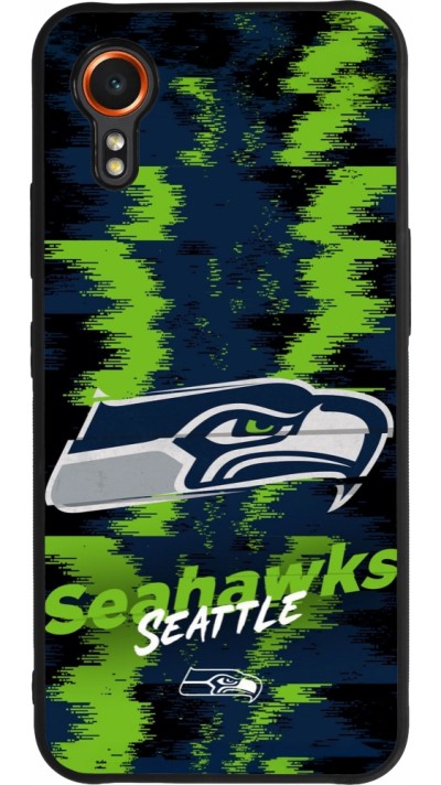 Samsung Galaxy XCover 7 Case Hülle - Silikon schwarz Super Bowl 26 Seattle 2