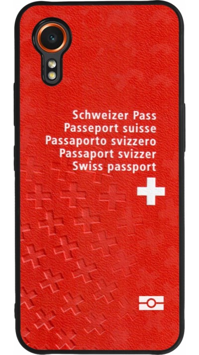 Samsung Galaxy XCover 7 Case Hülle - Silikon schwarz Swiss Passport