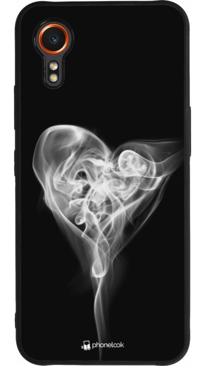 Samsung Galaxy XCover 7 Case Hülle - Silikon schwarz Valentine 2022 Black Smoke