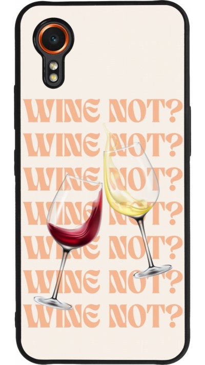 Samsung Galaxy XCover 7 Case Hülle - Silikon schwarz Wine not