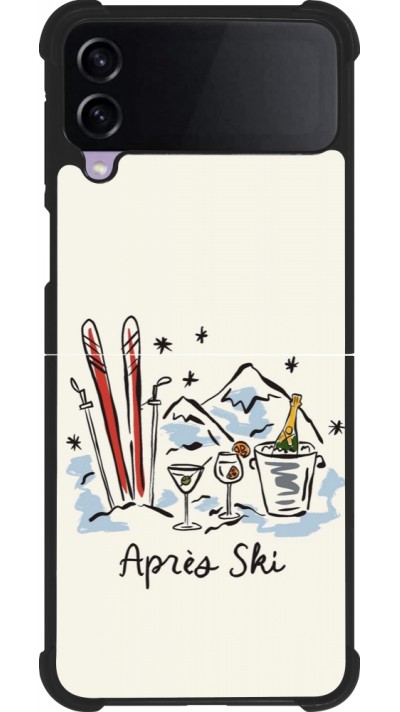 Coque Samsung Galaxy Z Flip3 5G - Silicone rigide noir After the sky 2026