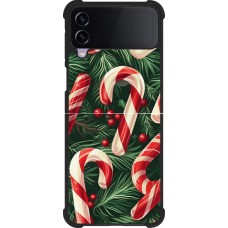 Samsung Galaxy Z Flip3 5G Case Hülle - Silikon schwarz Christmas 25 Xmas Stick