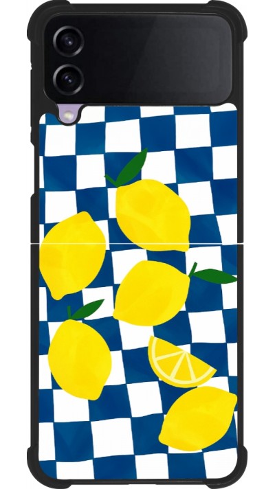 Coque Samsung Galaxy Z Flip3 5G - Silicone rigide noir Illustration lemons 2026