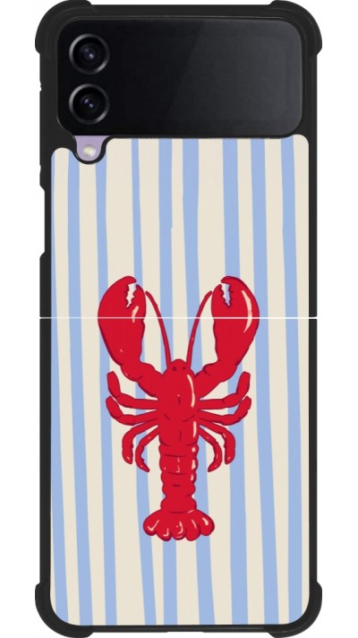 Coque Samsung Galaxy Z Flip3 5G - Silicone rigide noir Red lobster 2026