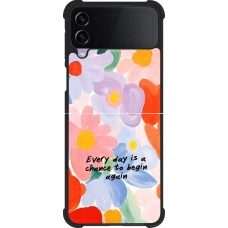 Coque Samsung Galaxy Z Flip3 5G - Silicone rigide noir Every day is a chance 2026