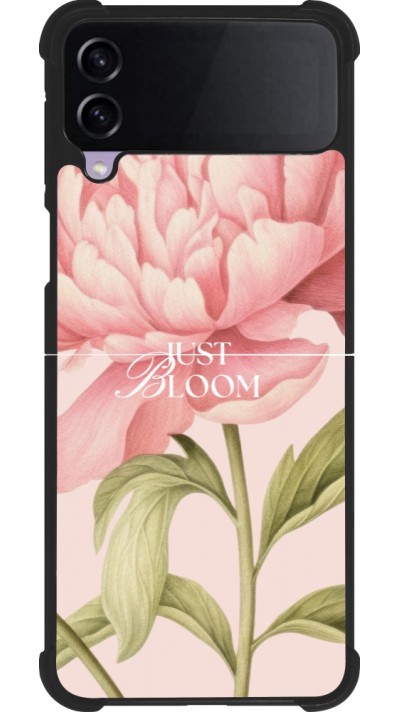 Coque Samsung Galaxy Z Flip3 5G - Silicone rigide noir Just Bloom 2026