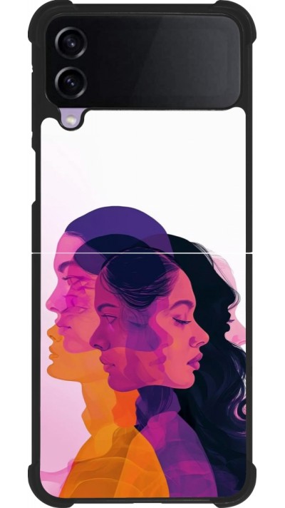 Coque Samsung Galaxy Z Flip3 5G - Silicone rigide noir Womens day 2026 10