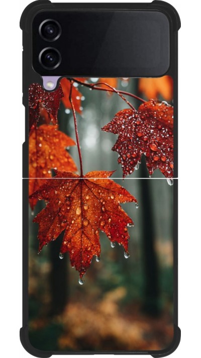 Samsung Galaxy Z Flip4 Case Hülle - Silikon schwarz Autumn 25 Rain