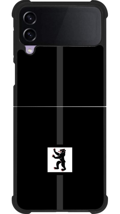 Samsung Galaxy Z Flip4 Case Hülle - Silikon schwarz Kanton AI schwarz