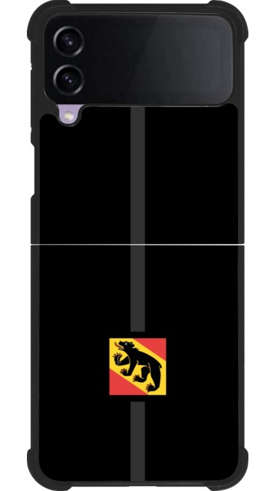 Samsung Galaxy Z Flip4 Case Hülle - Silikon schwarz Kanton BE schwarz