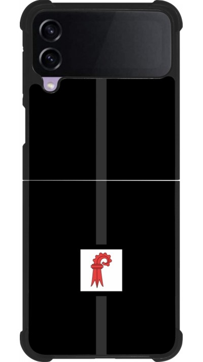 Samsung Galaxy Z Flip4 Case Hülle - Silikon schwarz Kanton BL schwarz