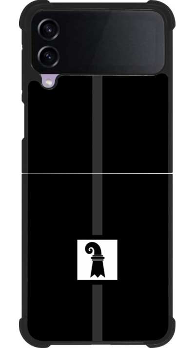 Samsung Galaxy Z Flip4 Case Hülle - Silikon schwarz Kanton BS schwarz