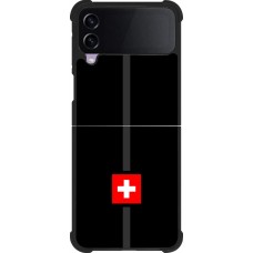 Samsung Galaxy Z Flip4 Case Hülle - Silikon schwarz Kanton CH schwarz