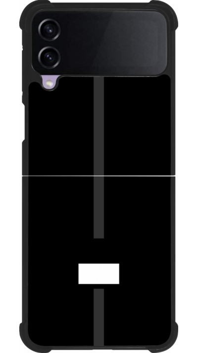 Samsung Galaxy Z Flip4 Case Hülle - Silikon schwarz Kanton FR schwarz