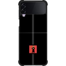 Samsung Galaxy Z Flip4 Case Hülle - Silikon schwarz Kanton GL schwarz