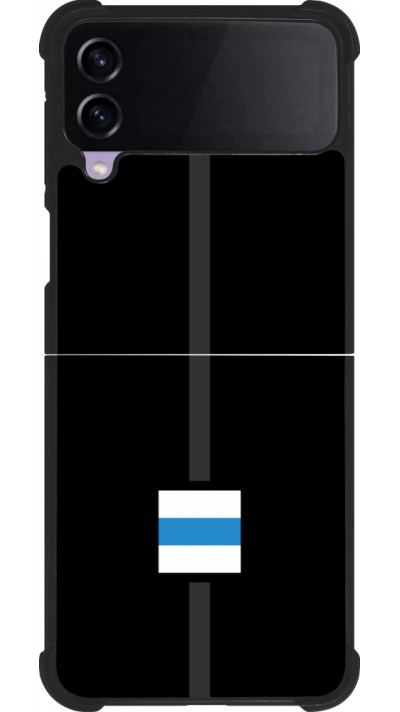 Coque Samsung Galaxy Z Flip4 - Silicone rigide noir Canton ZG noir
