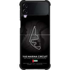 Coque Samsung Galaxy Z Flip4 - Silicone rigide noir F1 Track 2025 Abu Dhabi