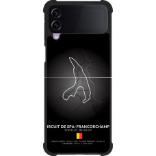 Coque Samsung Galaxy Z Flip4 - Silicone rigide noir F1 Track 2025 Belgium
