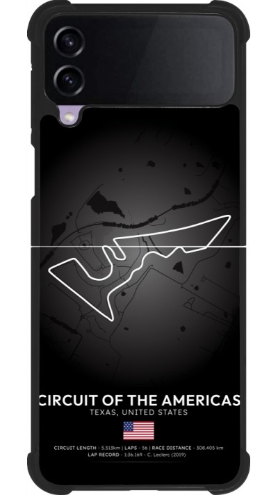 Coque Samsung Galaxy Z Flip4 - Silicone rigide noir F1 Track 2025 United States