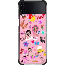 Coque Samsung Galaxy Z Flip4 - Silicone rigide noir Karol G La Bichota Manana Sera Bonito