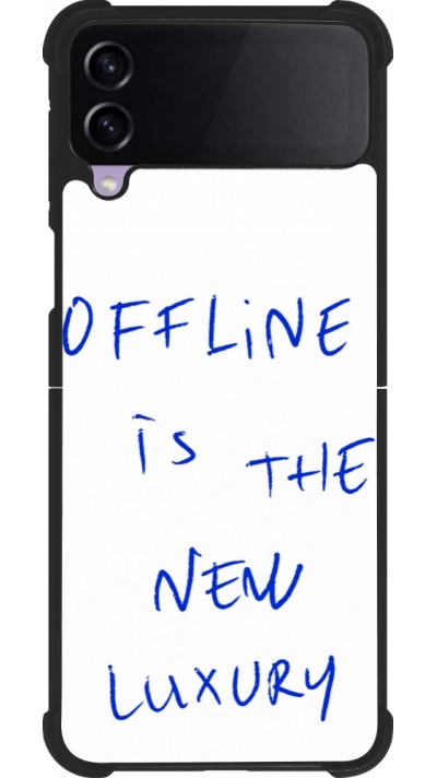 Samsung Galaxy Z Flip4 Case Hülle - Silikon schwarz Offline is the new luxury