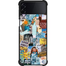 Coque Samsung Galaxy Z Flip4 - Silicone rigide noir Summer 2021 15