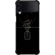 Samsung Galaxy Z Flip4 Case Hülle - Silikon schwarz Vase black