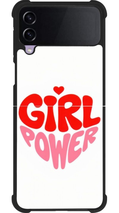 Coque Samsung Galaxy Z Flip4 - Silicone rigide noir Womens day 2026 6