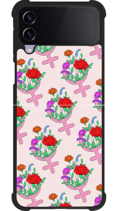 Coque Samsung Galaxy Z Flip4 - Silicone rigide noir Womens day 2026 7