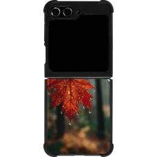 Coque Samsung Galaxy Z Flip5 - Silicone rigide noir Autumn 25 Rain