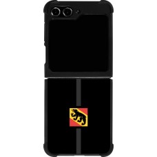 Coque Samsung Galaxy Z Flip5 - Silicone rigide noir Canton BE noir