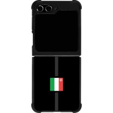 Coque Samsung Galaxy Z Flip5 - Silicone rigide noir Canton NE noir