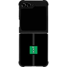 Coque Samsung Galaxy Z Flip5 - Silicone rigide noir Canton SG noir
