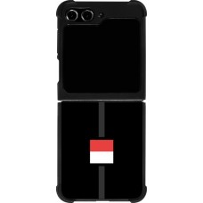 Coque Samsung Galaxy Z Flip5 - Silicone rigide noir Canton SO noir